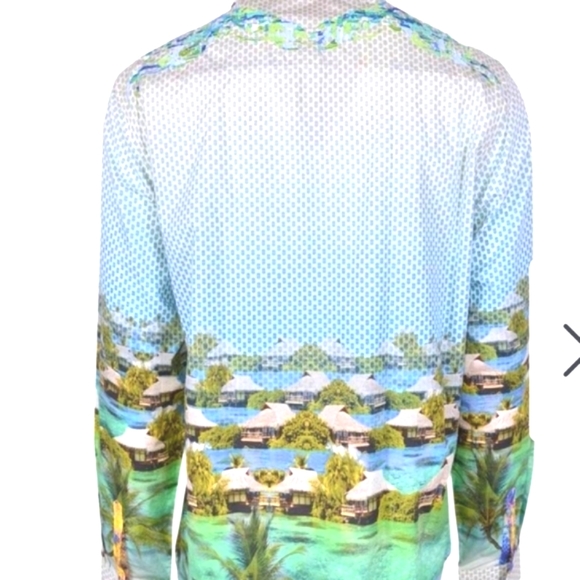 ROBERT GRAHAM Classic Fit BENTOO PARADISE  Number Ltd Ed Sport Fiji Shirt XL NWT - Picture 4 of 15